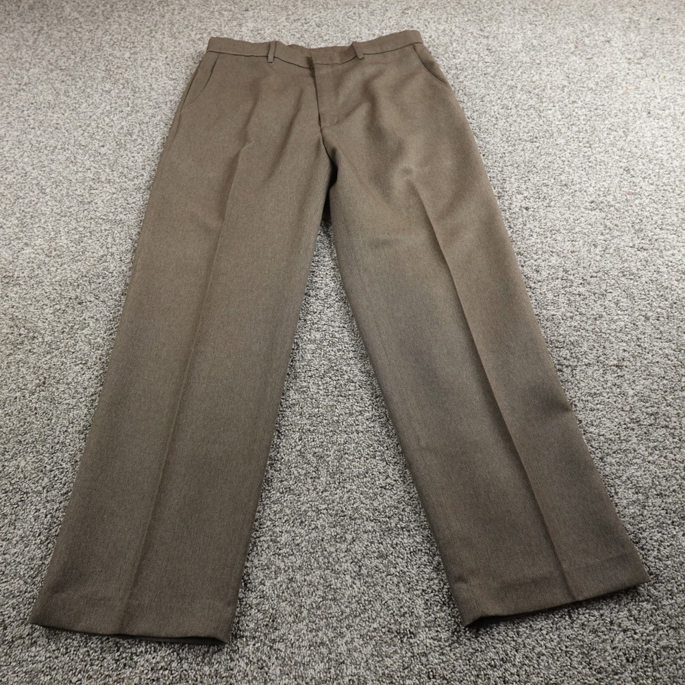 VTG Levis Pants Mens 36X32 Brown Action Slacks Chino Dress Trousers Work 90s Y2K